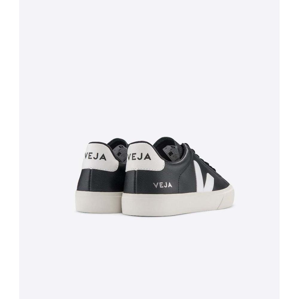 Veja CAMPO CHROMEFREE Low Tops Sneakers Férfi Black/White | HU 294TCE